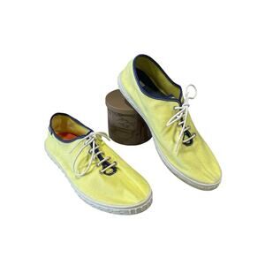 Camper Siesta TWS K100035-001 Men’s Size US/9 -Yellow Canvas Euro Sneakers Shoes